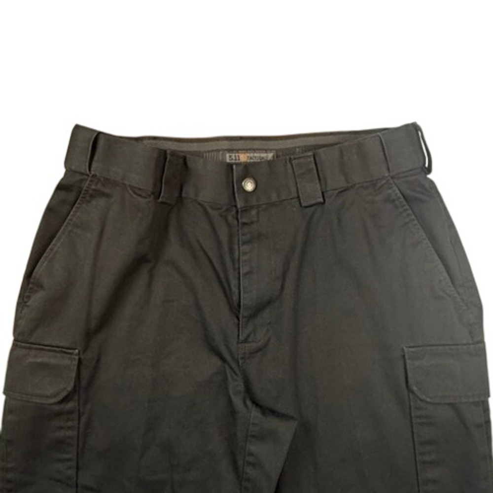 5.11 Tactical Mens Black Cargo Pants Utility Workwear Size 36 x 31